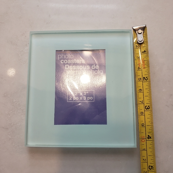 Brand new Cherished Accents Glass Photo Coasters with holder - Picture 12 of 12